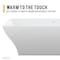 Anzzi Crema 5.9 ft. Solid Surface Freestanding Bathtub in Matte White FT-AZ509 - alternate 3